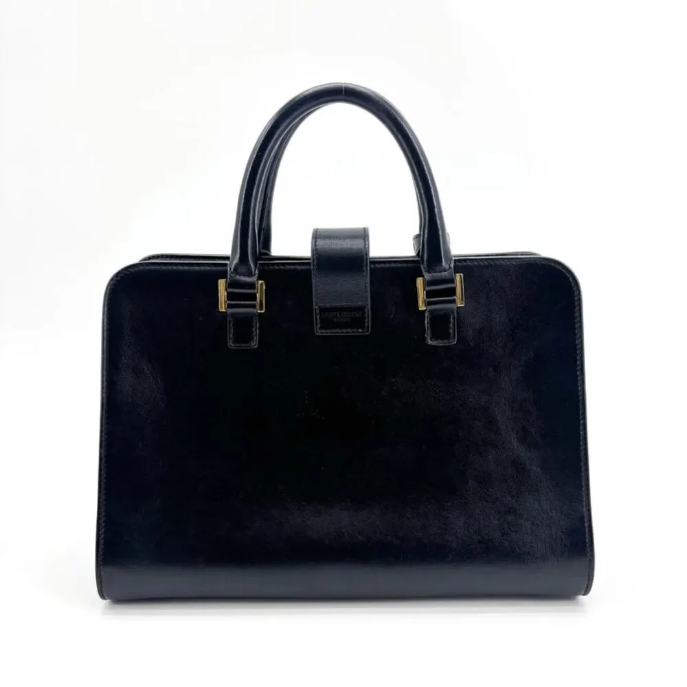 Saint Laurent Monogram Cabas Small Black Gold Hardware